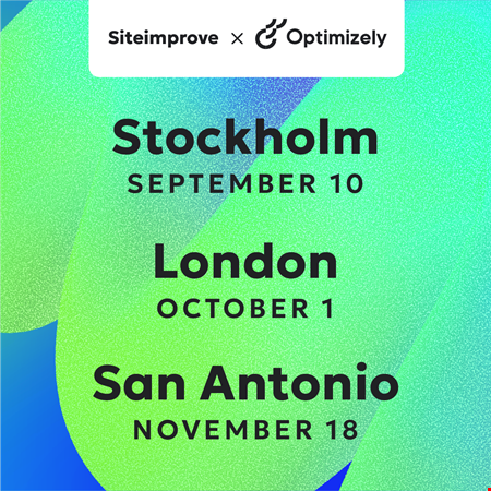 See Siteimprove at Opticon in Stockholm, London or San Antonio